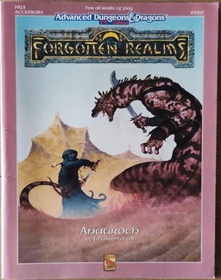 AD&D 2nd Edition, Anauroch, Forgotten Realms FR13, TSR 9320, RARITÄT!