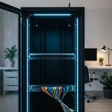 Efficient 24-Port 1U Keystone Patch Panel for Gigabit  10G Network Solutions