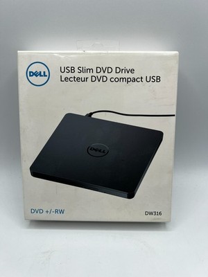 Dell DW316 External USB Slim DVD Drive OPEN BOX