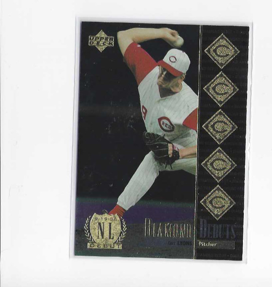 1997 Upper Deck Diamond Debuts Curt Lyons #469 Reds