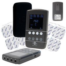 4 Kanal TENS EMS Kombi Reizstrom Gerät STIM-PRO X9B Schmerztherapie Massage USB