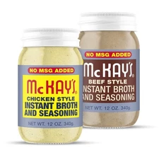 Gluten-Free Chicken Beef Soup Seasoning | Instant Broth Powder, 2 Pack