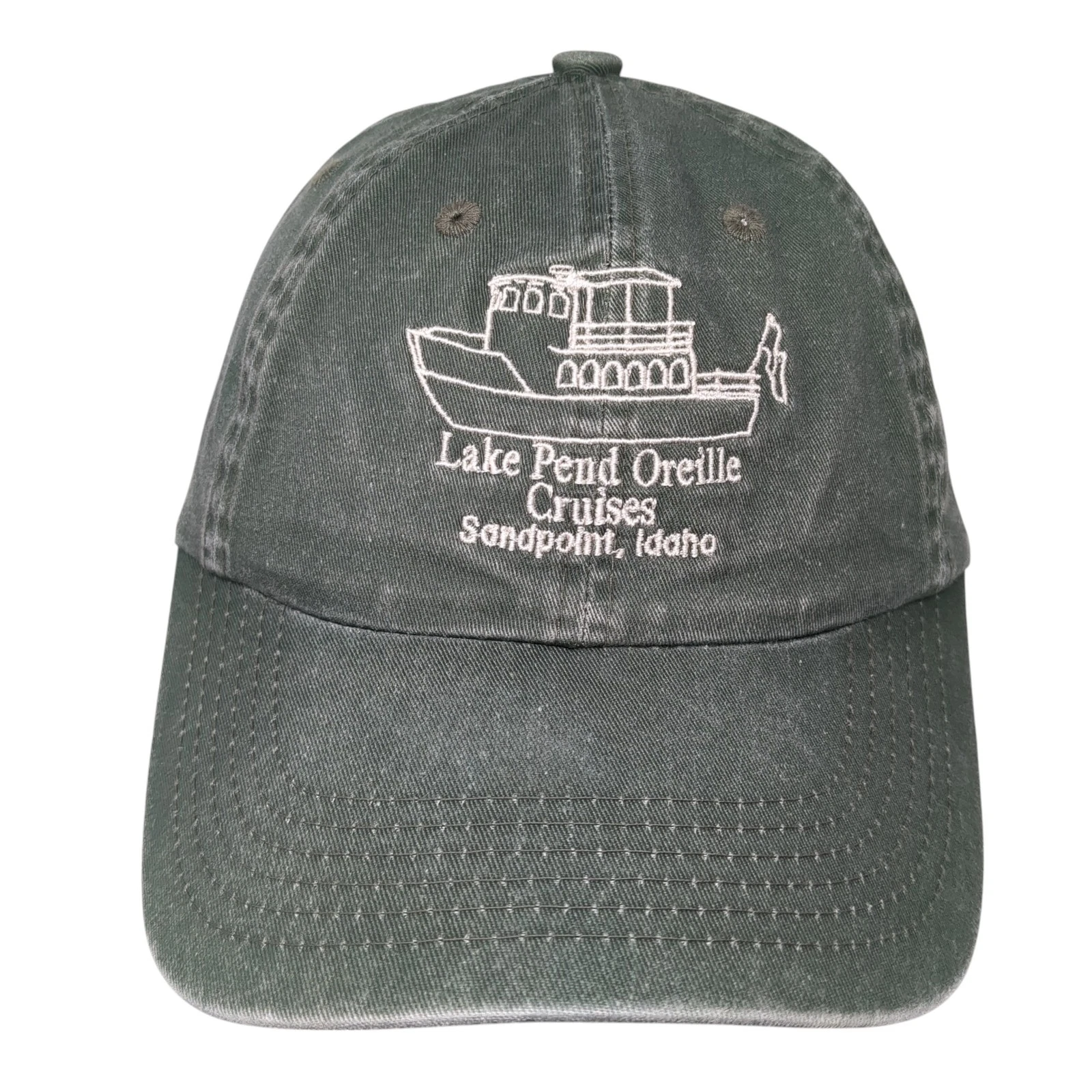 Lake Pend Oreille Cruises Slideback Hat Green One Size Port Authority