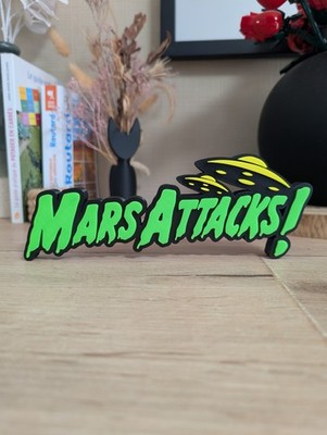 mars attacks Deko Logo des Kultfilms 23 cm
