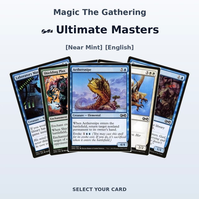 Magic The Gathering Ultimate Masters - Select Your Cards (NM)