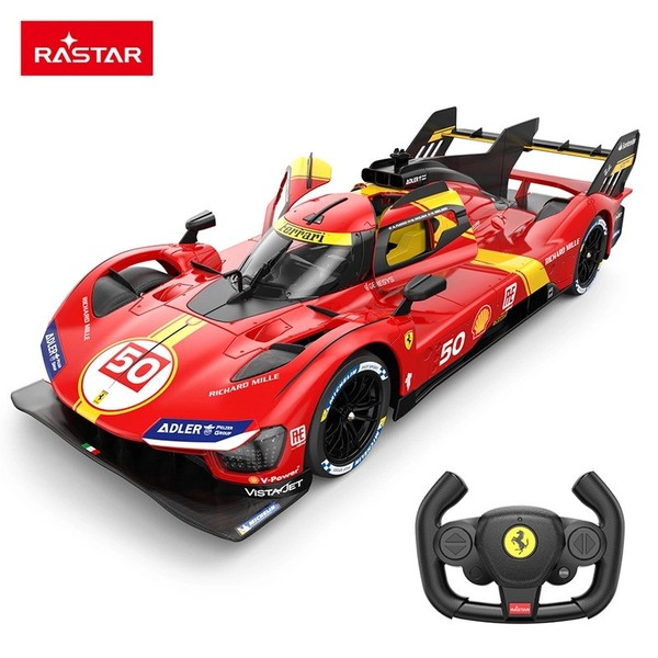6930751324121 SamochóD Zdalnie Sterowany Ferrari 499P R/C Skala 1:14 Rastar 1011-image