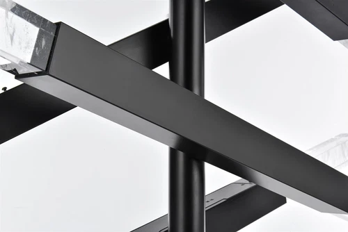 Elegant Lighting Ari 4-Bar Pendant in Black - Picture 5 of 8