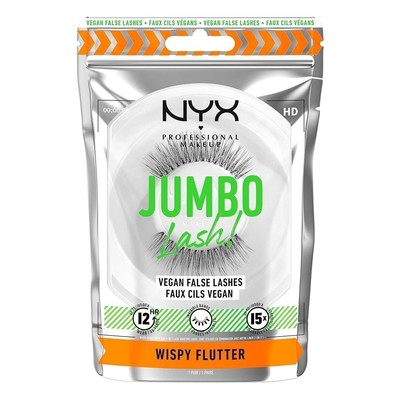 NYX PROFESSIONAL MAKEUP Jumbo Lash! Vegan False Eyelashes, Wispy Flutter