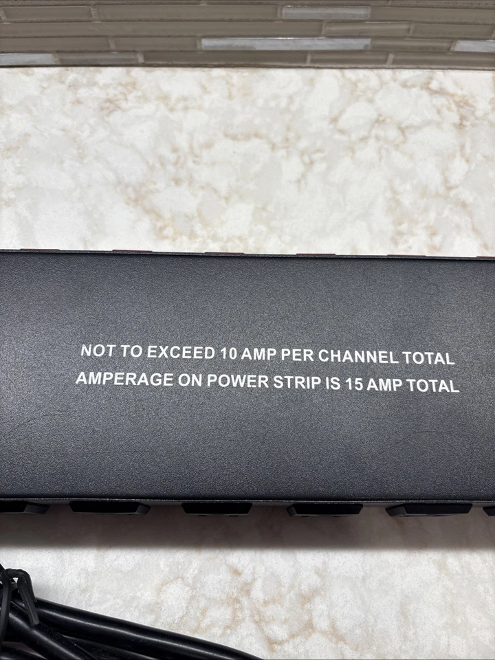 American DJ PC-100A 8-Switch Rack Mount On/Off AC Power Strip Source - Image 4 of 4