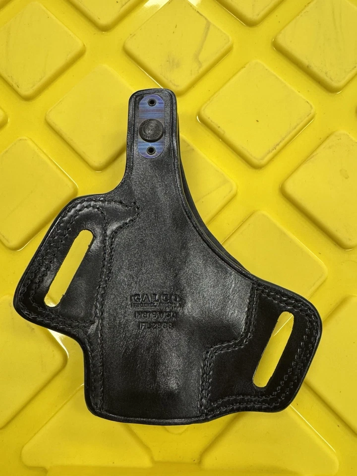 Galco OWB Fletch High Ride Belt Holster Black Fit Code 290 Right Hand FL290B - Image 2 of 3