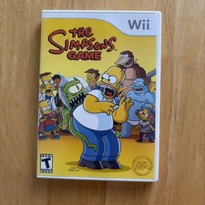 The Simpsons Game (Nintendo Wii) Complete w/ Manual - Tested  CIB