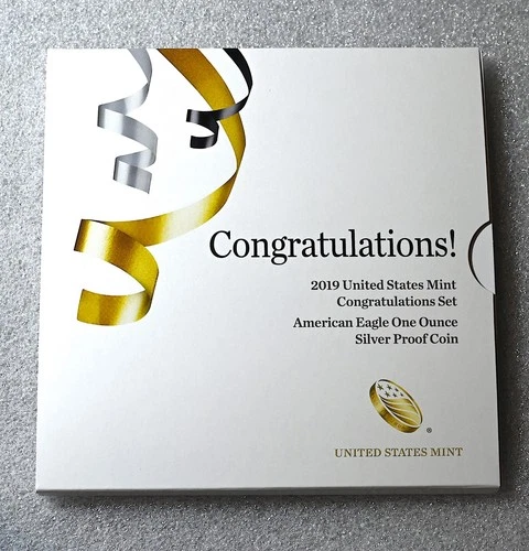 2019 U.S. Mint Congratulations Set *W-American Silver Eagle Proof Coin*
