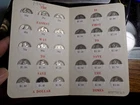 MERCURY SILVER DIMES LOT OF 30 90% SILVER COINS $3 FACE IN OLD OHIO FED ALBUM