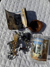 LOT Set 15 Lego Bionicle Figures W/original Cannisters & Instructions. As Is.