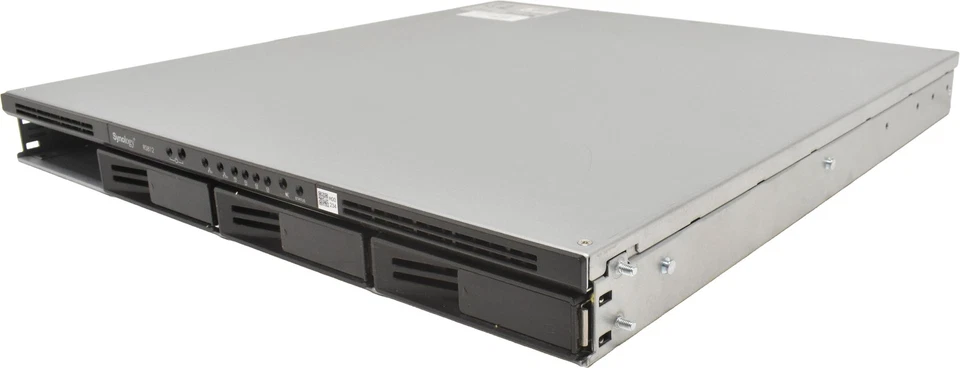 Synology RS812 4-Bay 3.5 1U Rack NAS Storage +3x Caddy - Bild 2 von 4