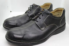 Johnston Murphy Sheepskin Black Shuler Oxford Dress Shoes 20-7222 size 12M