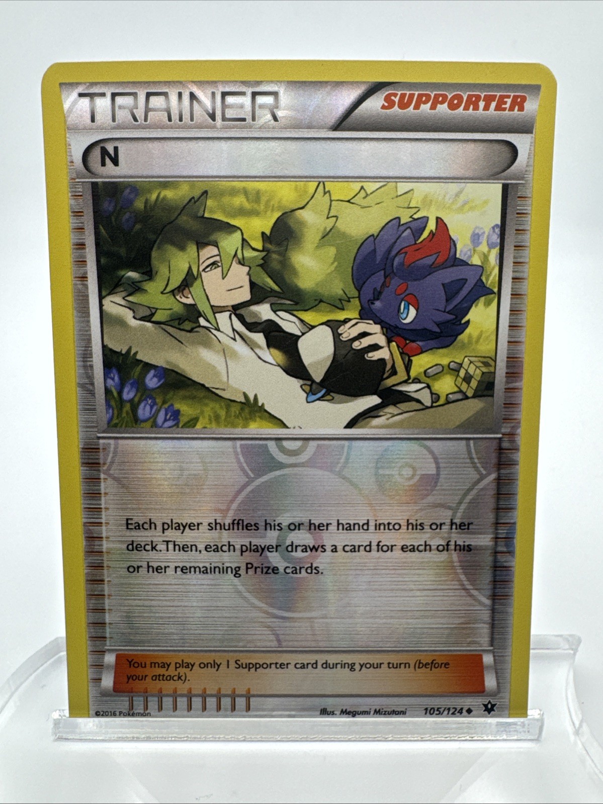 N Supporter 105/124 Fates Collide Reverse Holo