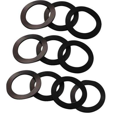 #ad Danco 61266 Rubber Standard Size Dielectric Union Washer 2 in. Pack of 10 $9.73