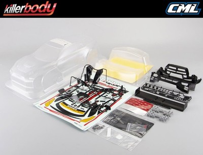 Killerbody Gainer Tanax Nissan Skyline GT-R Nismo R35 1:10 RC Car Karosserie - transparent