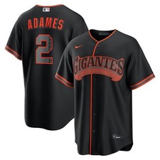 San Francisco Giants Willy Adames Nike Black Alternate Gigantes 2026 MLB Jersey