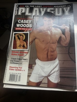 Collectable Playguy Magazine April 1998- Rising Star Casey Woods Vintage