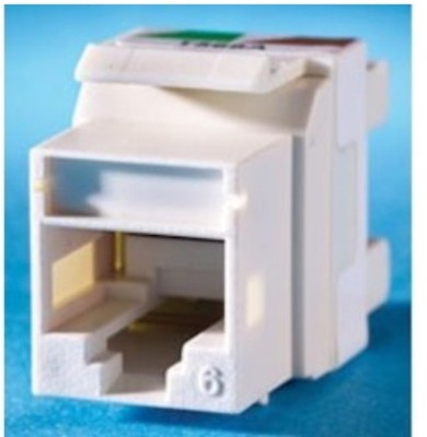 Ortronics Category 6 Keystone Jack, OR-KS6A- Fog White. (Box of 20)