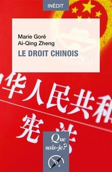 Le Droit chinois von Goré, Marie | Buch | Zustand sehr gut
