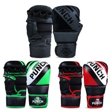 Hybrid MMA Sparring Gloves for Grappling, Kickboxing, Open Palm Martial Arts