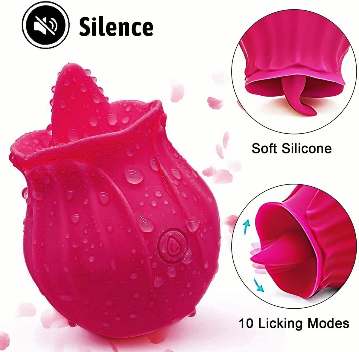 Waterproof Tongue Oral Clit Licking Flower Vibrator G-Spot Dildo Sex Toy Women | eBay Waterproof Tongue Oral Clit Licking Flower Vibrator G-Spot Dildo Sex Toy Women | eBay