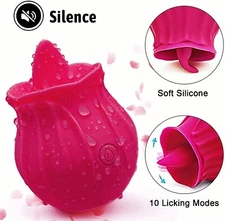 10-Vibration-Personal-Women-Massage-Wand-Rose-Clit-Nipple-Licking-Pump-for-Women