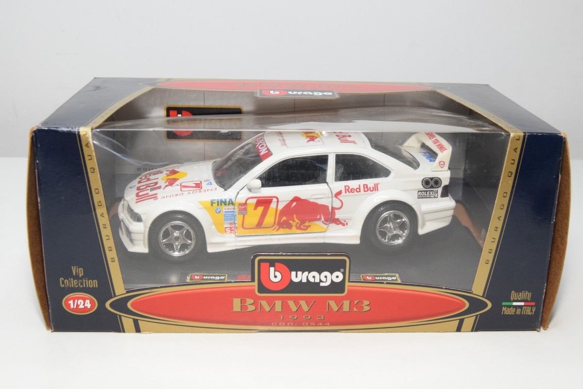 B63 1:24 BBURAGO BURAGO 0544 BMW M3 E36 1993 DTM RALLY RED BULL