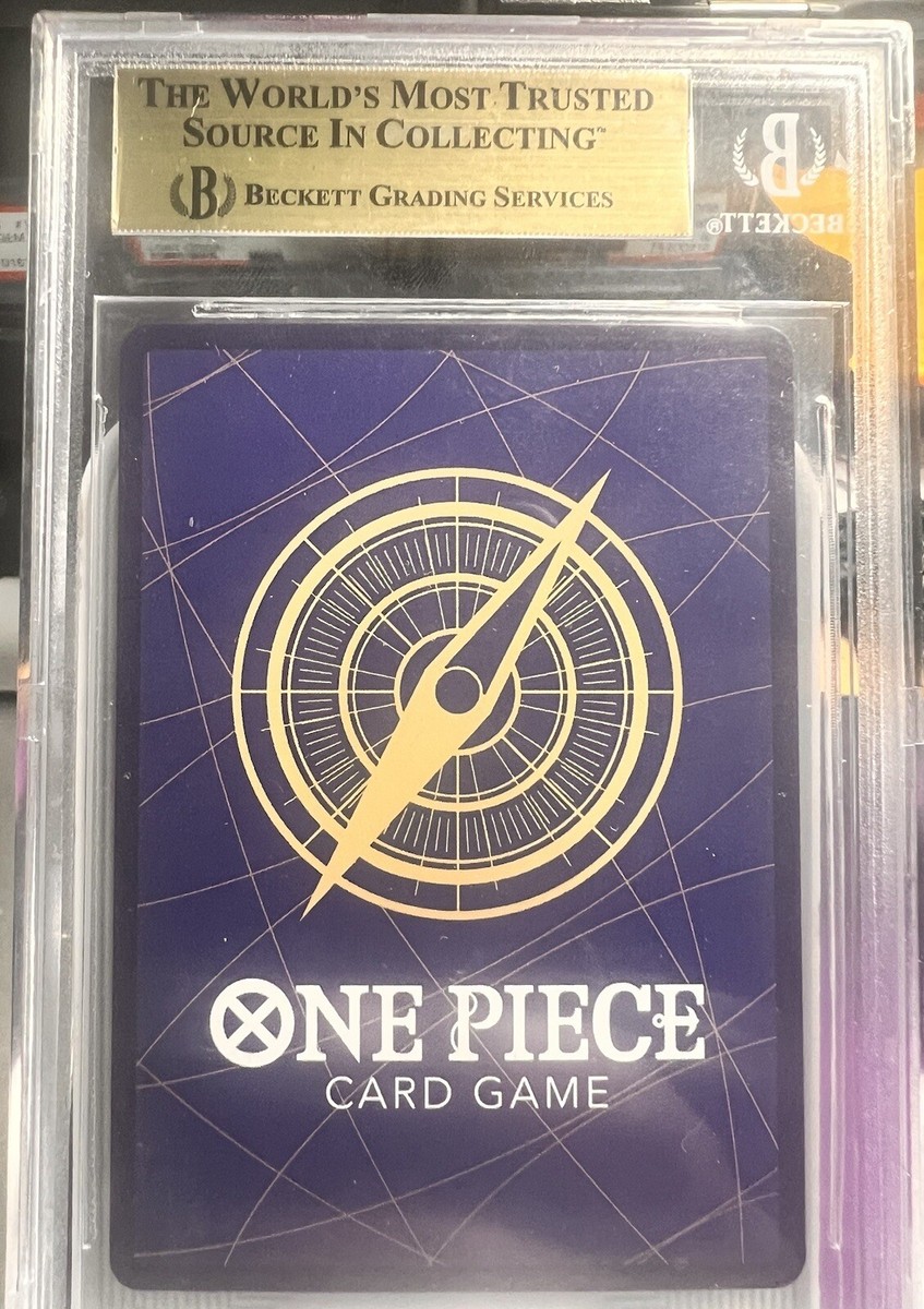 2022 English One Piece Manga Shanks OP01-120 Alt Art BGS