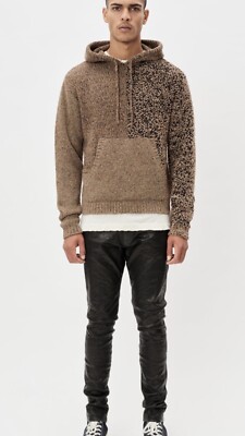 john elliott mixed cashmere beach hoodie. 1/S. $568
