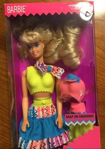 Snap 'N Play Barbie Doll (1991) NRFB 74299035500 | eBay