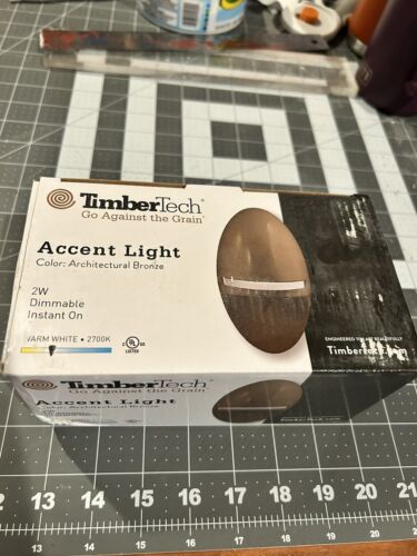 AZEK Accent Light Architectural Bronze Deck & Railing 2W Dimmable 2700k Free Shp