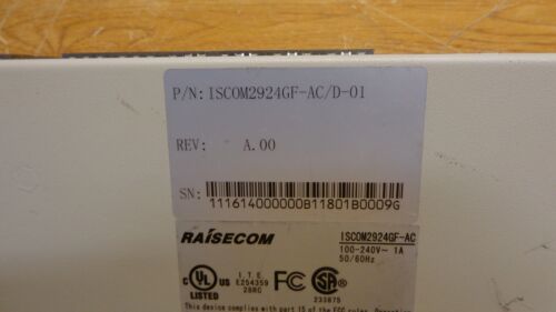 RAISECOM ISCOM2924GF-AC/D-01 Intelligent Managed Advanced Ethernet Switch Beige - Bild 5 von 5