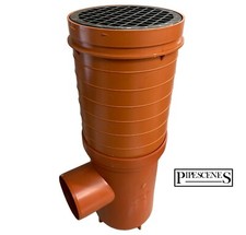 110mm Bottle Trap Gully with Extension Included - Extended for Drainage - Soil