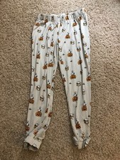 LOT OF 2-LADIES SNOOPY HALLOWEEN PAJAMA PANTS MUG BY PEANUTS ...SIZE LARGE