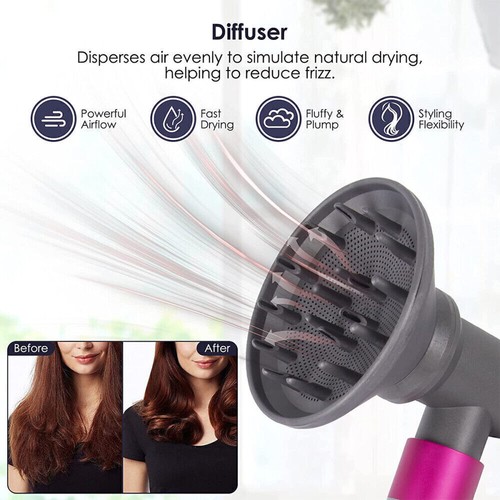 Diffusor und Adapter für Dyson Airwrap Styler Föhn Aufsatz Haartrockner Zubehör - Bild 3 von 19