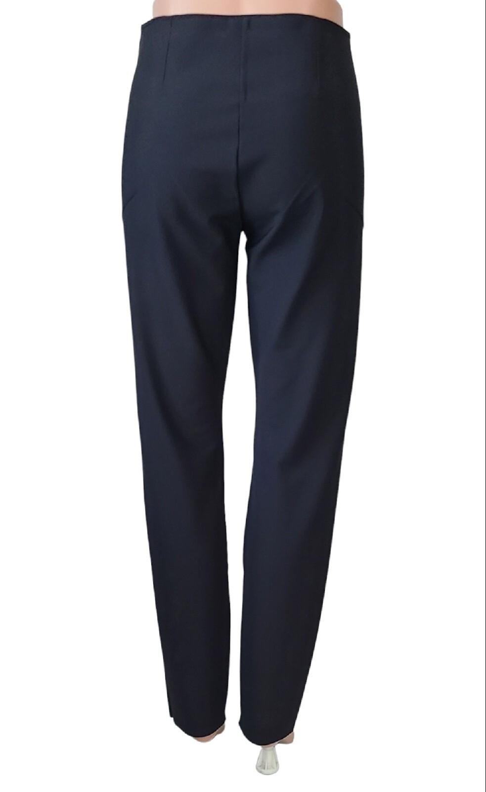 ATHLETA Black Interstellar Split Hem Tight Pant 8… - image 6