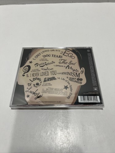 HALSEY THE GREAT IMPERSONATOR CD with 80's Version Signed / Autographed Art Card - Foto 2 di 2