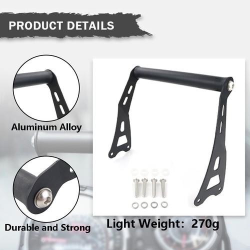22.2mm Motorcycle GPS Bracket Navigation Mount Fit For HIMALAYAN 2016-2020 - Picture 5 of 12