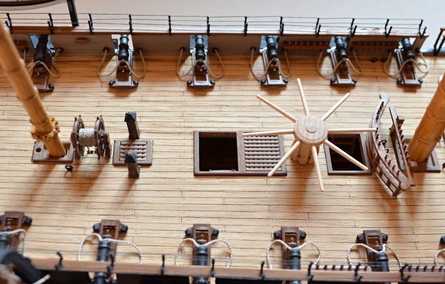 Revell USS Constitution Holzdeck - Lasergeschnitten Für 1:96 Modell