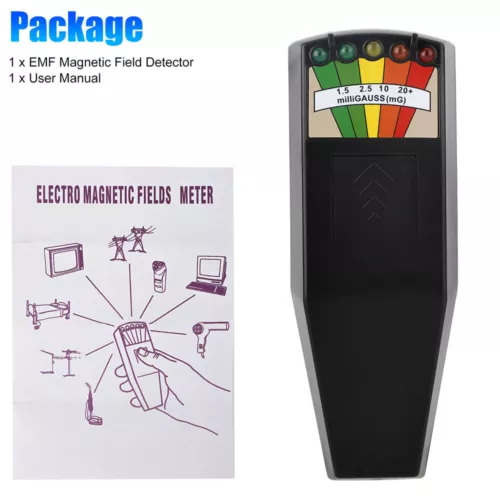 Magnetic Field Detector K2 EMF Meter KII Ghost Hunting Paranormal Equipment BLK - Picture 10 of 13