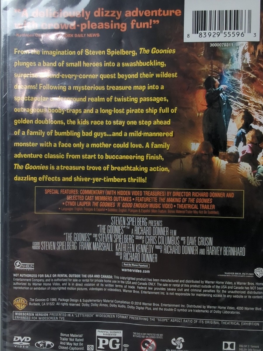 The Goonies (DVD, 2016) for sale online | eBay