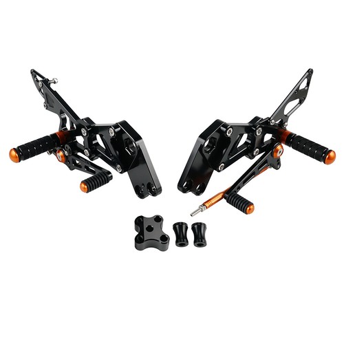 For KTM RC125 RC200 RC390 2014-2021 Front Foot Pegs Footrest Foot Control Set - Picture 2 of 5
