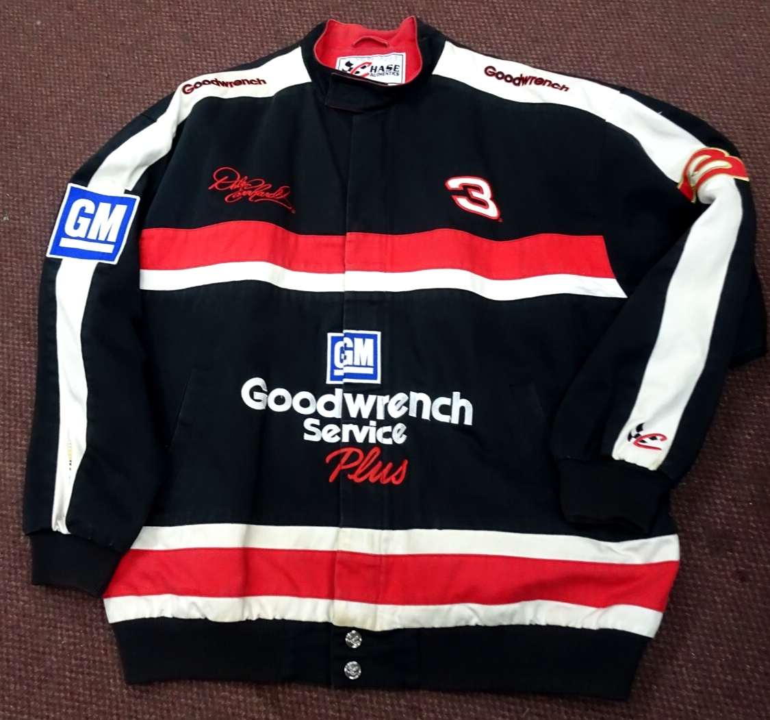 Vintage Original Chase Authentics Nascar #3 Dale Earnhardt Racing Jacket XL Used