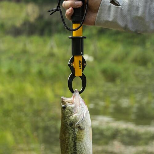 Fish Lip Grabber Portable Fishing Gripper w/ Weight Scale&Ruler Fishing Tool^ - Picture 5 of 21