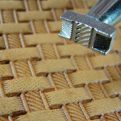 Craft Japan - #X500-2 Rope Basket Weave Stamp (Leather Stamping Tool)