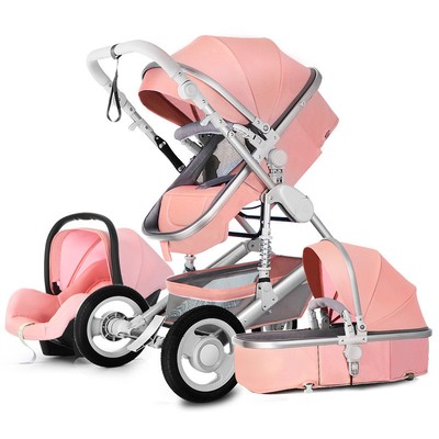 pram with bassinet and car seat